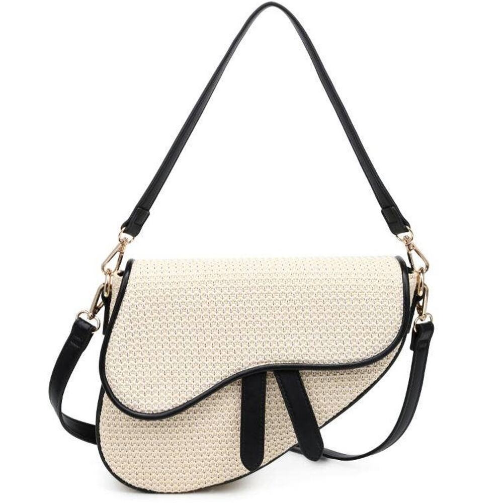 Elsie Crossbody Bag – Ivory Black